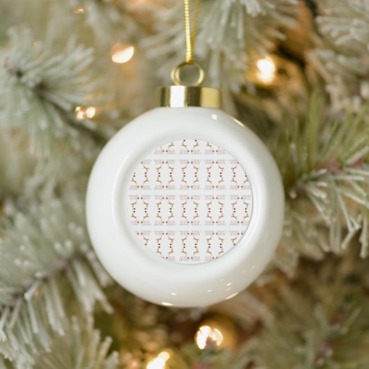 Trendy Vakantie Keramische Bal Ornament (Boom)