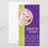 TRENDY VAKANTIE PHOTOCARD :: goodcheer 3 Feestdagenkaart (Voorkant / Achterkant)