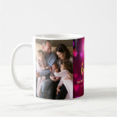 Trendy Valentijnsdag Bokeh Hearts Foto Koffiemok (Links)