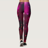 Trendy Valentijnsdag Bokeh Hearts Leggings (Achterkant)