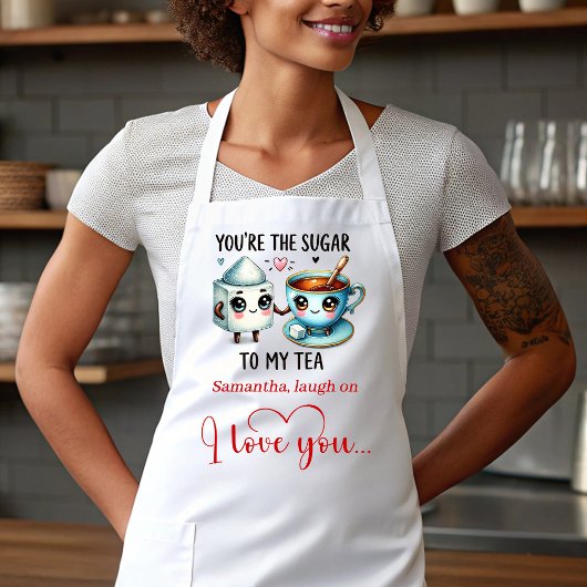 Trendy Valentine Funny Food Apron Personalized Schort