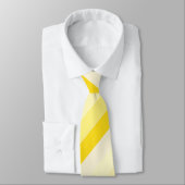 Trendy Vanilla Yellow White Elegant modern design Stropdas (Gebonden)