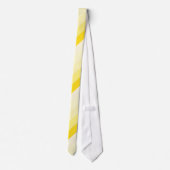 Trendy Vanilla Yellow White Elegant modern design Stropdas (Achterkant)