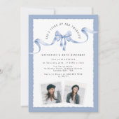 Trendy vastbinden van haar twintiger verjaardagsfe kaart (Voorkant)