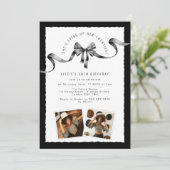 Trendy vastbinden van haar twintiger verjaardagsfe kaart (Staand voorkant)