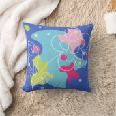 Trendy vectorpatroon van een zomerbloem in vlekken kussen (Deken)