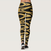 Trendy veelkleurig patroon Ratti_Creative_Arts" Le Leggings (Achterkant)