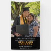 Trendy Vertical Afstuderen Photo Afstuderen Spandoek (Verticaal)