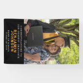 Trendy Vertical Afstuderen Photo Afstuderen Spandoek (Horizontaal)