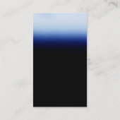 Trendy Vertical Blue Stripe Visitekaartje (Achterkant)