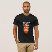 Trendy Vertrouw Jezelf Teal Esthetisch T-Shirt (Voorkant volledig)