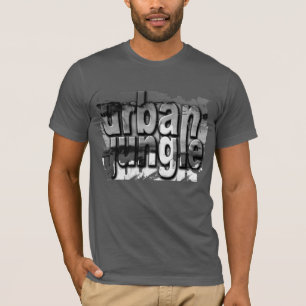 Trendy Vervuild Cool Stedelijke Jungle T-shirt