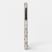 Trendy Vervuild Zilver Grijs Fleur De Lis Patroon Case-Mate iPhone Case (Achterkant/links)