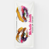 Trendy Vibrant Waterverf Eye Make-up Artist Spandoek (Verticaal)