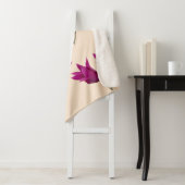 Trendy Victoria naam roze tulp bloemen deken (In situ)