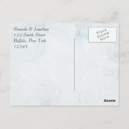 Trendy Victoriaans Lady Dank u Briefkaart (Achterkant)