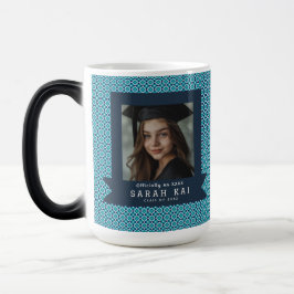 Trendy vierkant print Masters Grad Magische Mok