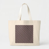 Trendy vierkante strepen grote tote bag (Voorkant)
