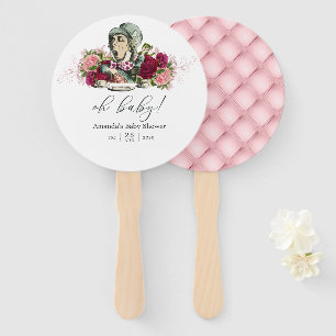 Trendy Vintage Alice in Wonderland Baby Shower Handwaaier