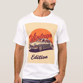 Trendy Vintage auto editie T-shirt