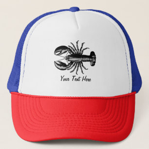 Trendy vintage kreeft Persoonlijk Trucker Pet