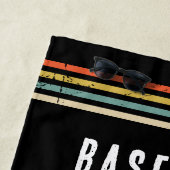  Trendy Vintage Personalized baseball Black        Strandlaken (In situ)