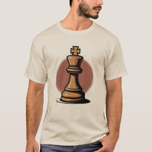Trendy Vintage Queen Schaakstukken Schaken Liefheb T-shirt