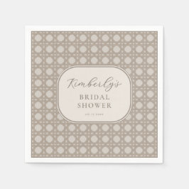 Trendy Vintage Rieten Riet Bruiloft Feest Servet