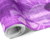 Trendy Violet Flower  Cadeaupapier (Rol Hoek)