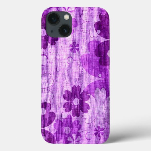 Trendy Violet Flower  Case-Mate iPhone Case (Achterkant)