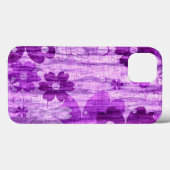 Trendy Violet Flower  Case-Mate iPhone Case (Achterkant (horizontaal))