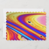 Trendy Virgo Birthday Party Invitation Kaart (Achterkant)