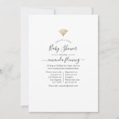 Trendy Virtuele Baby Shower Kaart (Voorkant)