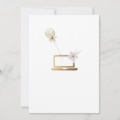 Trendy Virtuele Baby Shower Kaart (Achterkant)