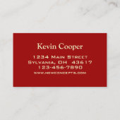 Trendy Visitekaartje (Achterkant)