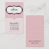 TRENDY VISITEKAARTJE:: chique boetiek 2P Visitekaartje (Voorkant / Achterkant)