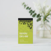 TRENDY VISITEKAARTJE:: elementair 6P Visitekaartje (Staand voorkant)