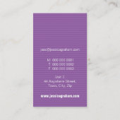 TRENDY VISITEKAARTJE:: straal 7P Visitekaartje (Achterkant)