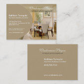 Trendy Visitekaartje van het Profiel Ovale (Voorkant / Achterkant)