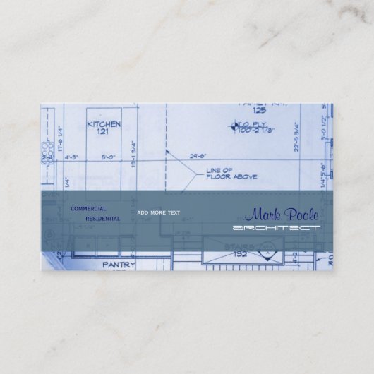 Trendy visitekaartjes voor architecten (Voorkant)