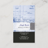Trendy Visitekaartjes voor architecten (Achterkant)