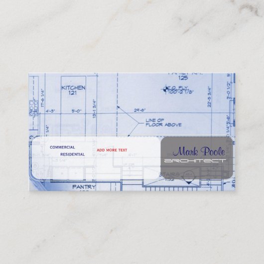 Trendy Visitekaartjes voor architecten (Voorkant)