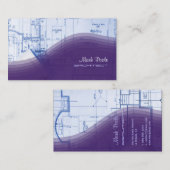 Trendy Visitekaartjes voor architecten (Voorkant / Achterkant)