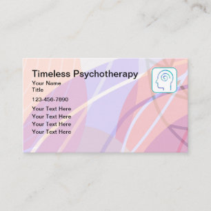 Trendy Visitekaartjes voor Psychotherapie Bedrijve
