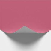 Trendy Viva Magenta Solid Color Plain Gift Cadeaupapier (Hoek)