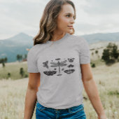  trendy vlinders libellen bij zomer t-shirt