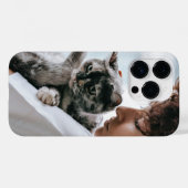 Trendy Voeg je selfie foto op maat Case-Mate iPhone Case (Achterkant (horizontaal))