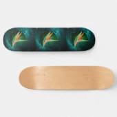 trendy vogel van de paradise bloem persoonlijk skateboard (Horizontaal)