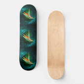 trendy vogel van de paradise bloem persoonlijk skateboard (Voorkant)