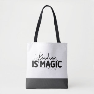 Trendy vriendelijkheid is magie tote bag